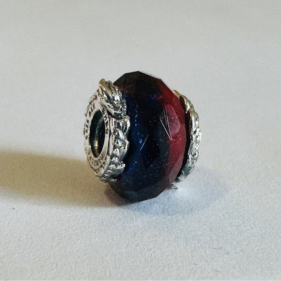 Brand New Authentic Pandora ICE Murano Glass Bead Charm / Pandora Bracelet - Picture 6 of 6